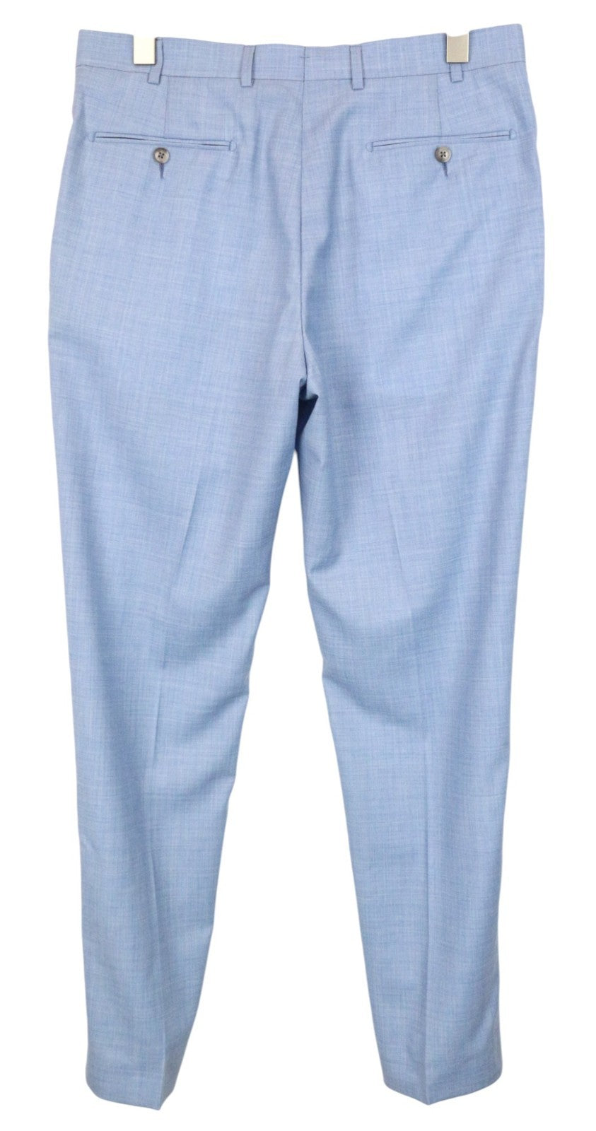 SUITSUPPLY Lazio Men's Suit UK36S Light Blue Pure Wool Slim 2 Piece Classic Set