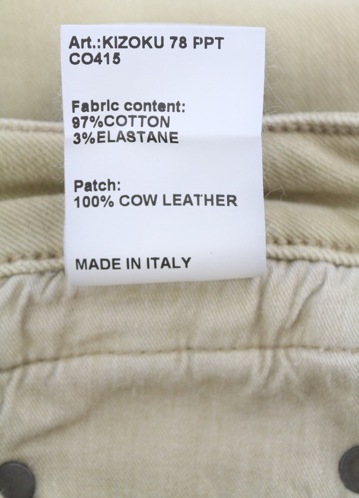 R13 Boy Straight Women Jeans 25 Khaki Stretchy Faded Cropped Ankled RRP€699