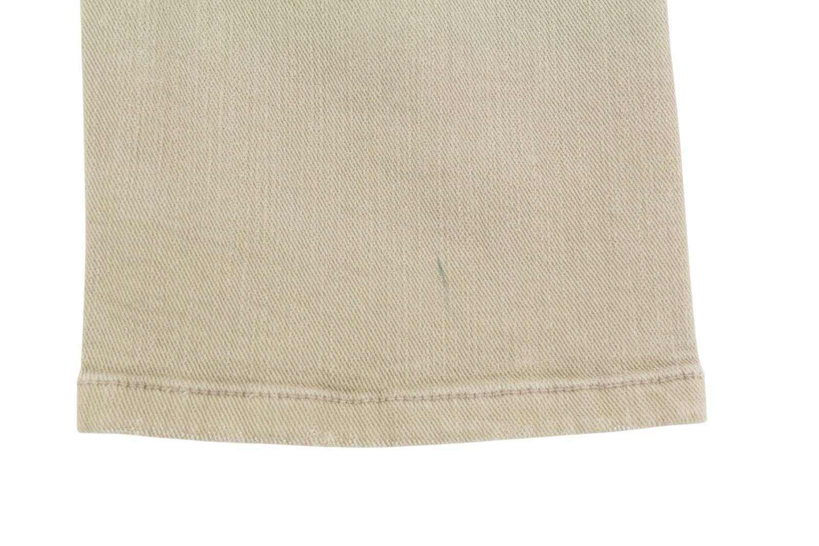 R13 Boy Straight Women Jeans 24 Khaki Stretch Washed Cropped Ankle Zip RRP€699