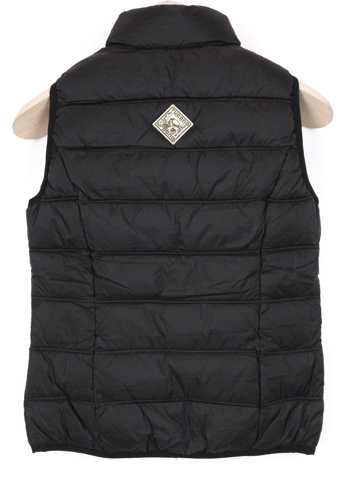 TUCANO URBANO Hot Dan Women's Waistcoat IT38 Black Moto Vest Sleeveless Lined