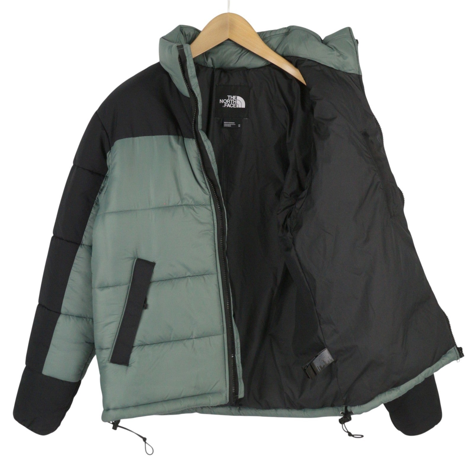 THE NORTH FACE Himalayan Insulated Men Jacket XS Black Quilted Full Zip Puffer