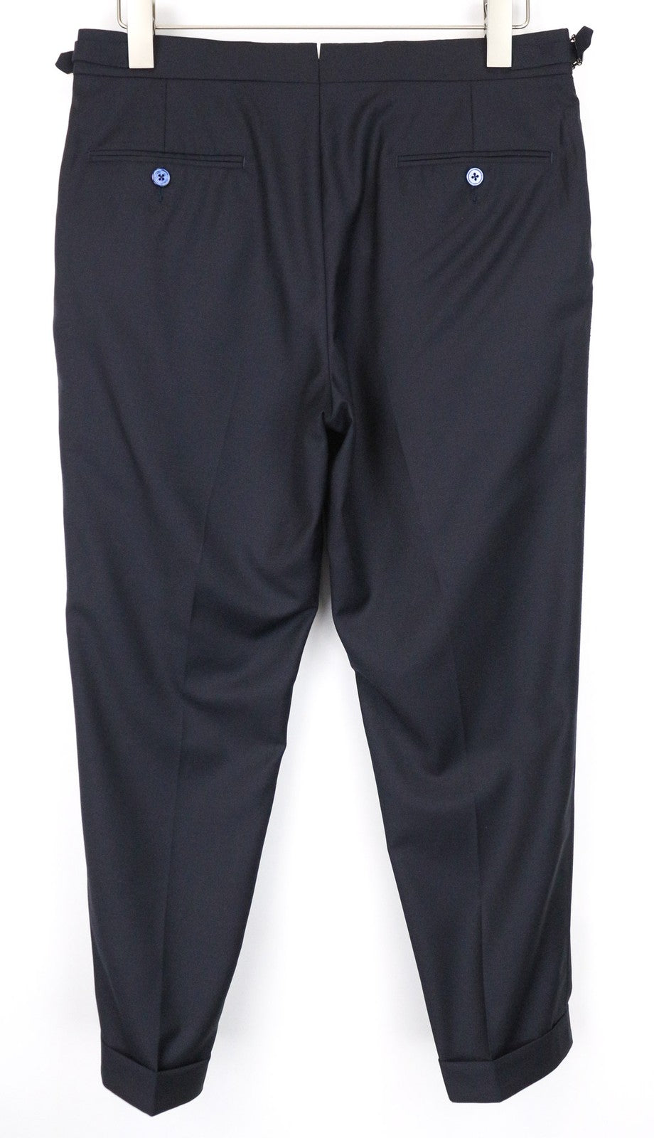 SUITSUPPLY La Spalla Men's Suit UK34S Navy Blue 3 Piece Pure Wool Single-Breast