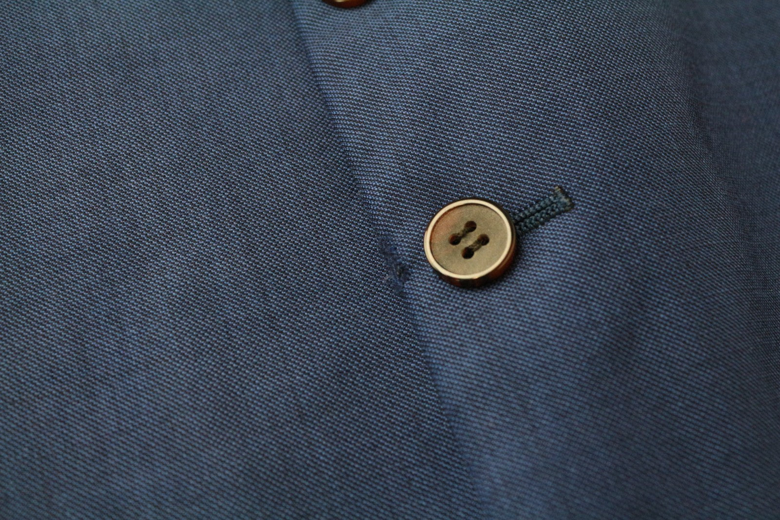 SUITSUPPLY La Spalla Men's Suit UK42R Blue 3 Piece Pure Wool Single-Breasted Set