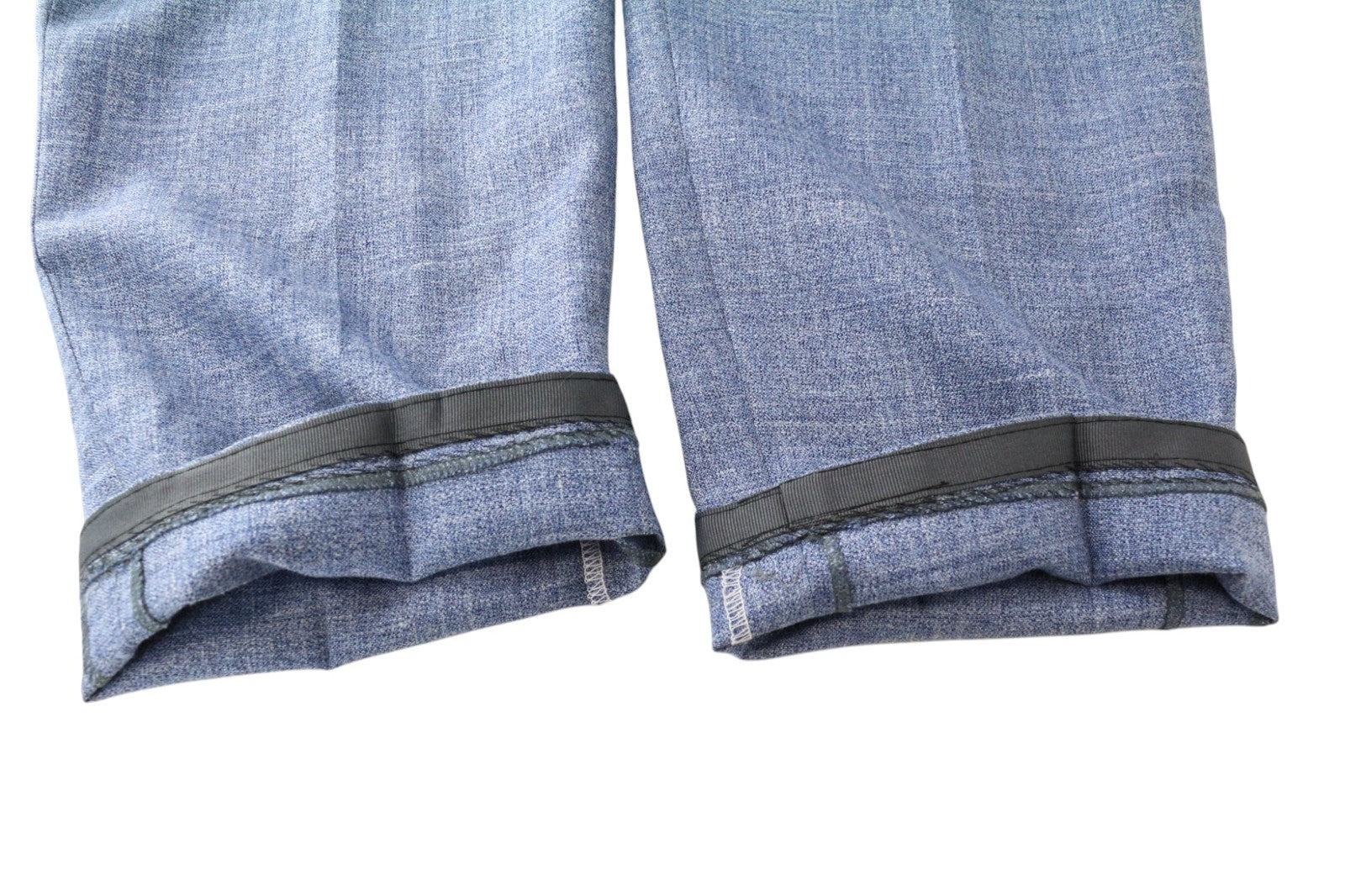 SUITSUPPLY La Spalla Men's Suit UK46R Blue 2 Piece Linen Wool Silk Blend Outfit