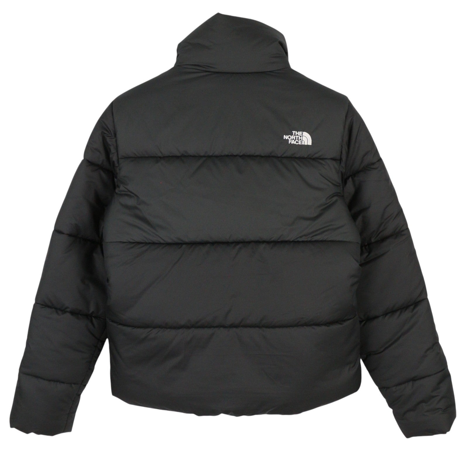 THE NORTH FACE Saikuru Women Jacket S Black Insulated Quilted High Neck Puffer