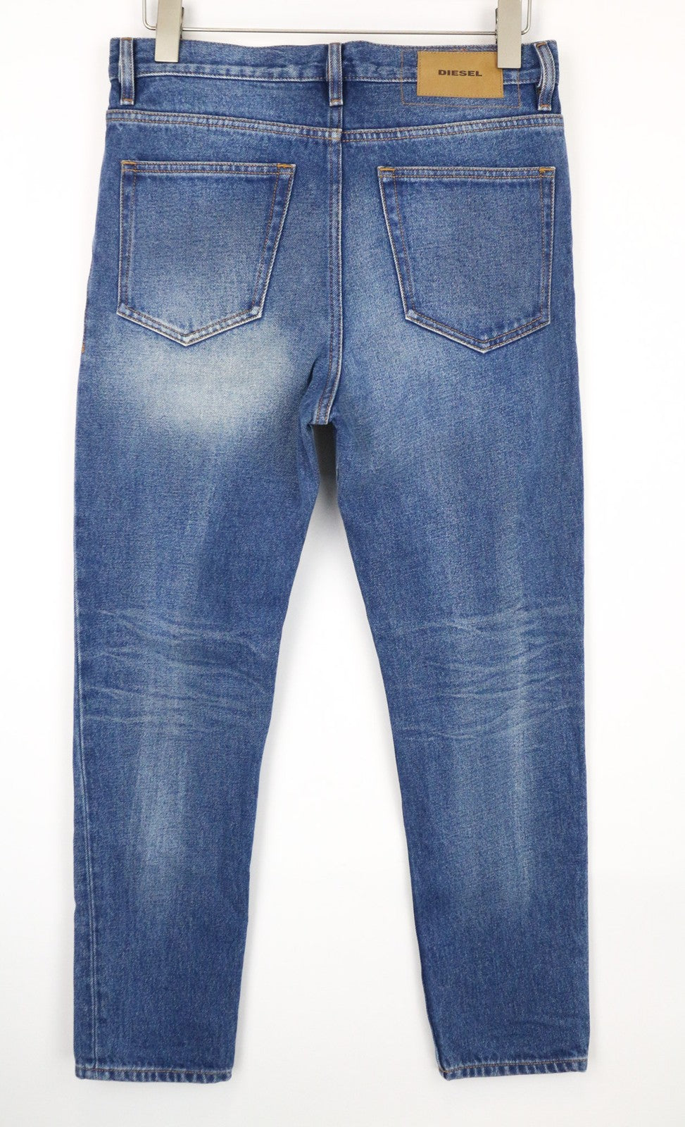 DIESEL D-Aygle 0076Y Men's Jeans W29/L32 Blue Buttoned Non-Stretch Tapered Fit