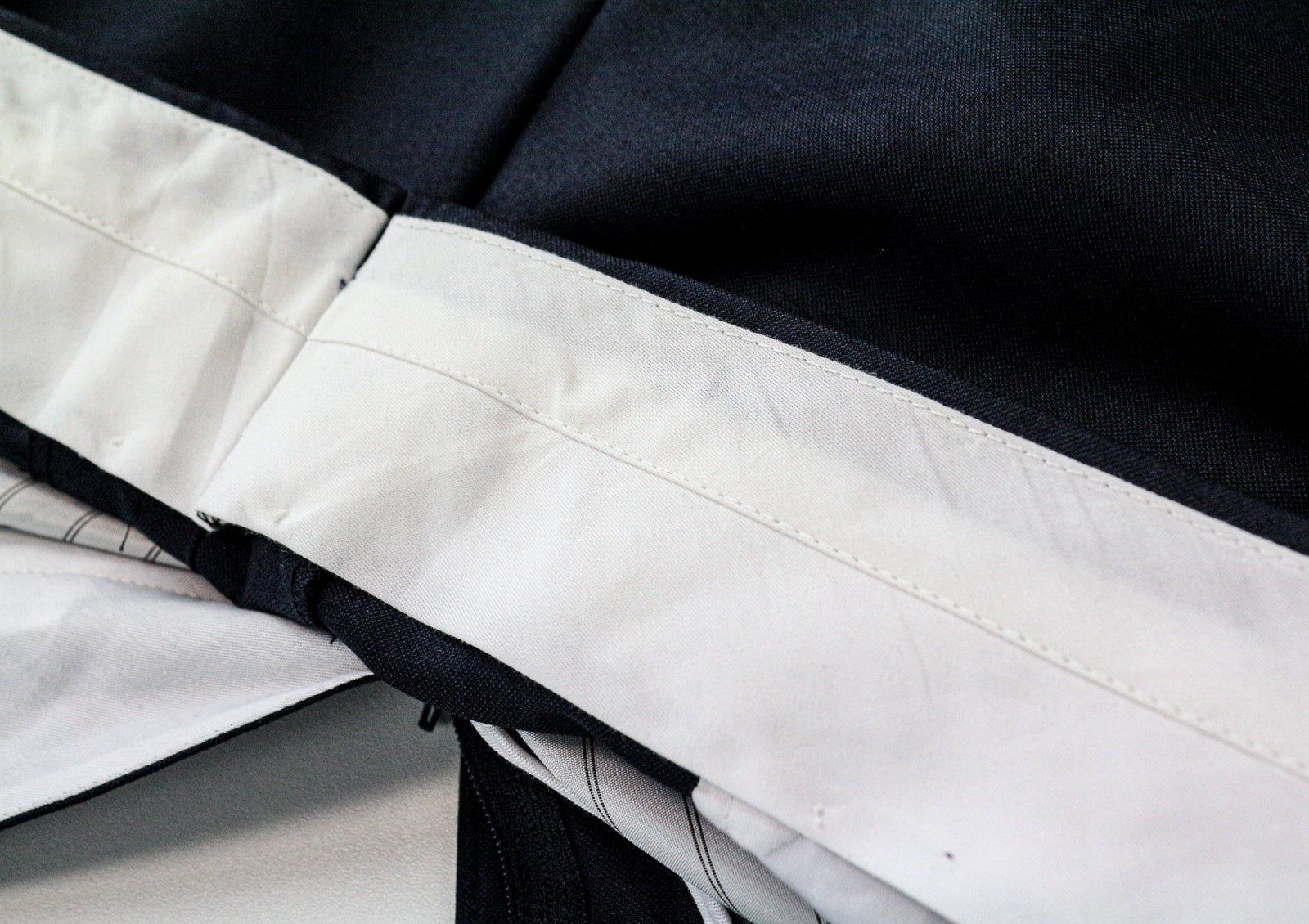 SUITSUPPLY Lazio Men's Suit UK50S Blue Slim 3Pc Perennial S110s Wool Blend