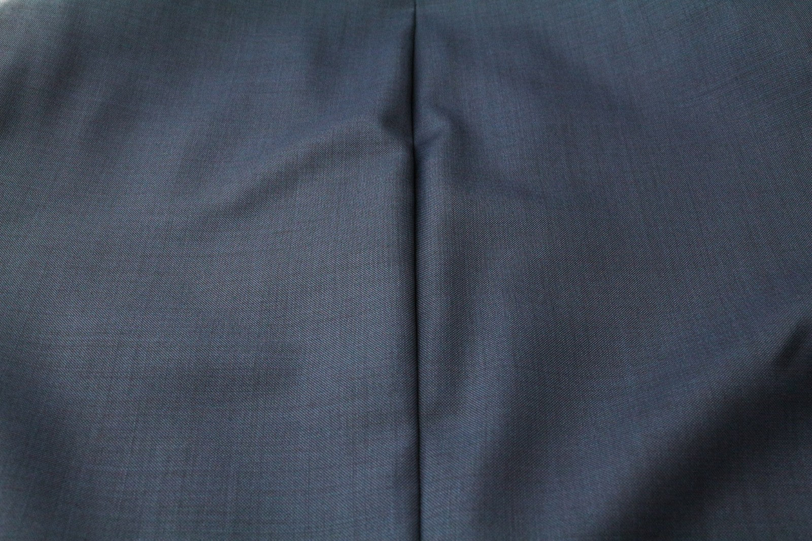 SUITSUPPLY Lazio Men's Suit UK48S Slim Pure Wool Mid Blue Sharkskin 2-Piece