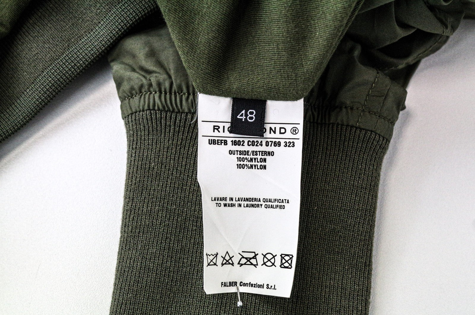 RICHMOND vyriška striukė 48 žalia laisvalaikio stiliaus, lengva, su užtrauktuku, pamušalu, vienaeilė 