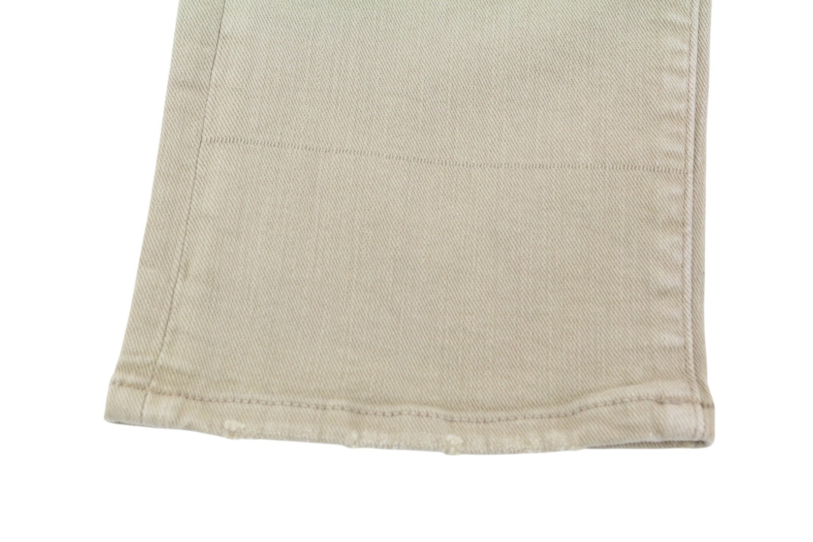 R13 Boy Straight Women Jeans 27 Khaki Stretchy Washed Cropped Ankled RRP€699