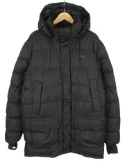 BERGANS OF NORWAY 5331 Down Parka Men Jacket XL Black Hooded Quilted Compression