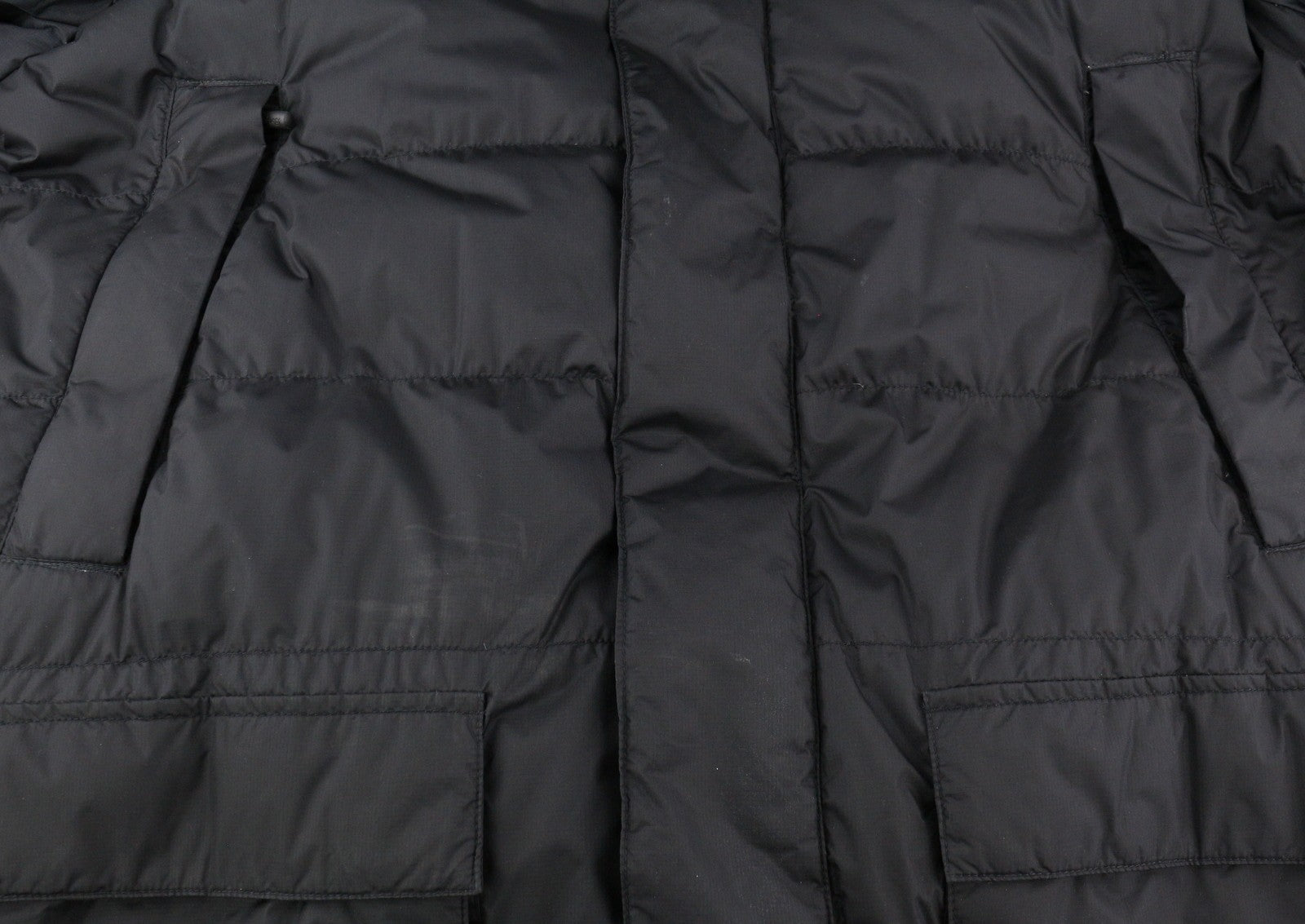 BERGANS OF NORWAY 5331 Down Parka Men Jacket XL Black Hooded Quilted Compression