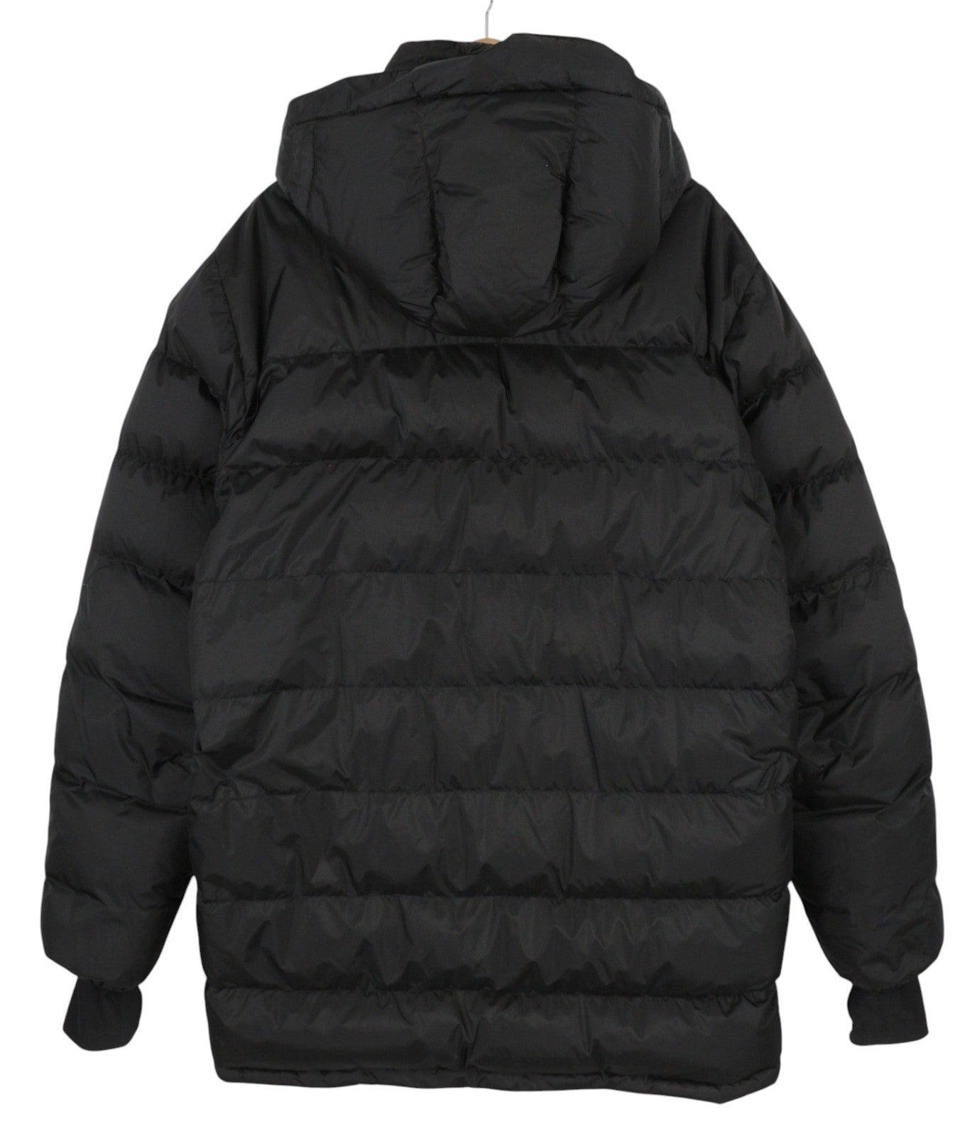 BERGANS OF NORWAY 5331 Down Parka Men Jacket XL Black Hooded Quilted Compression