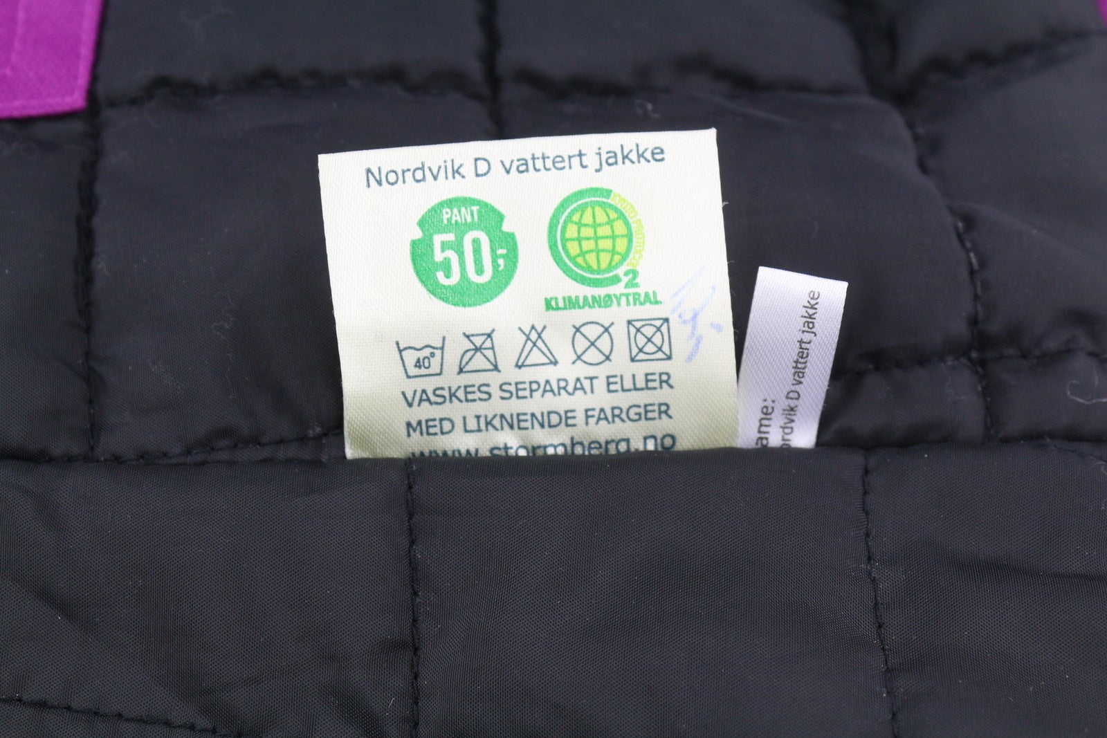 STORMBERG Nordvik D Vattert Women Jacket M Purple Hooded Proretex Membrane Zip