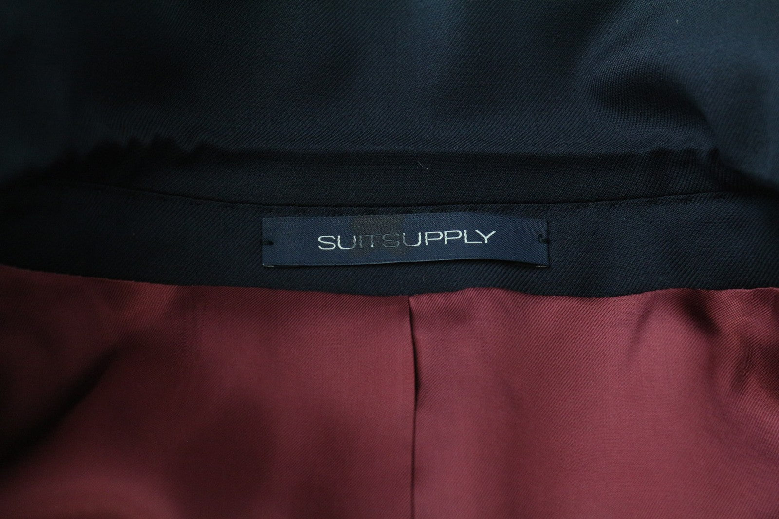 SUITSUPPLY La Spalla vyriškas švarkas UK44R plonas tamsiai mėlynas vilnonis S130s smokingas klasikinis 