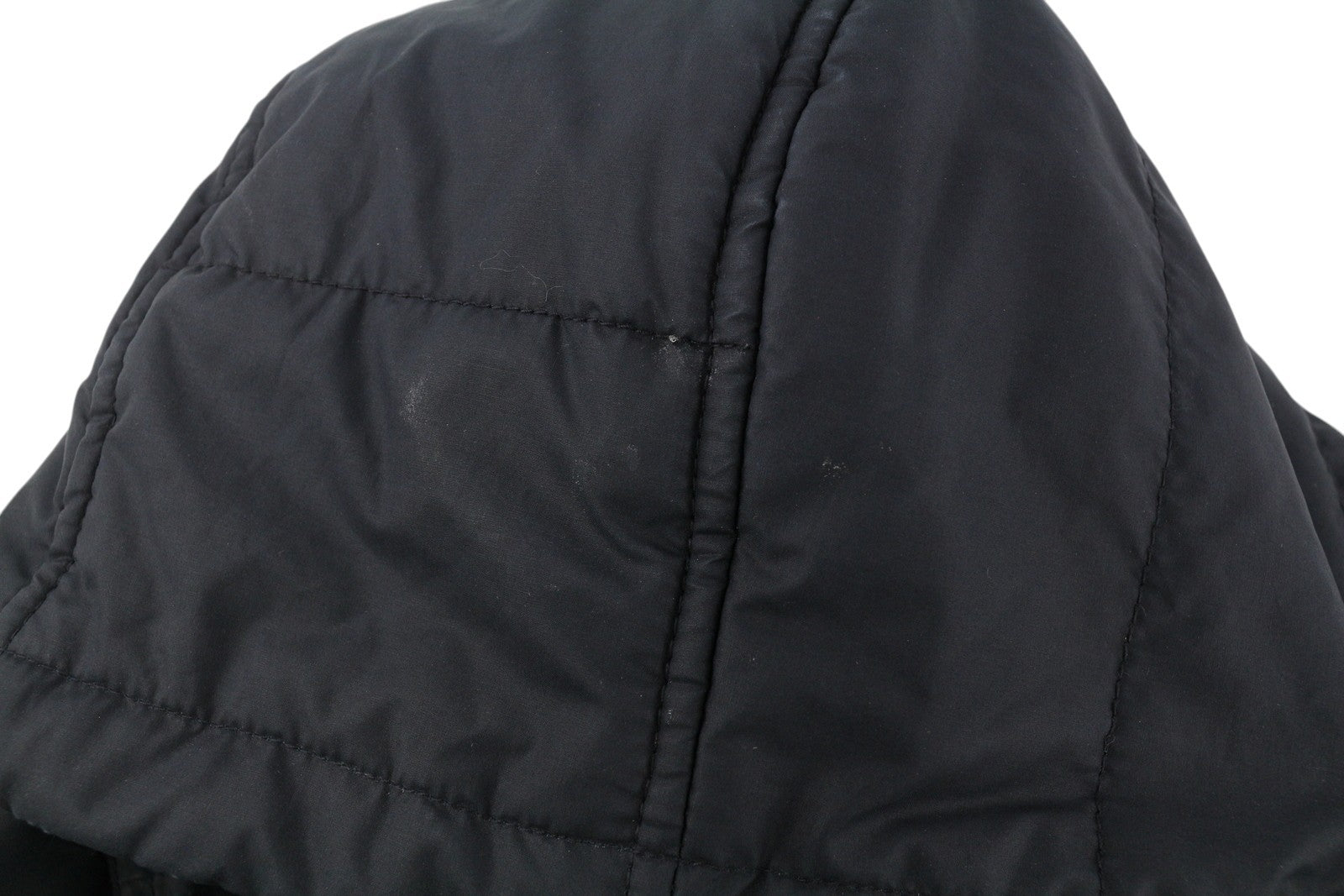 DIESEL Men Jacket M Black Full Zip Hooded Insulated Drawstring Waist Logo Lined