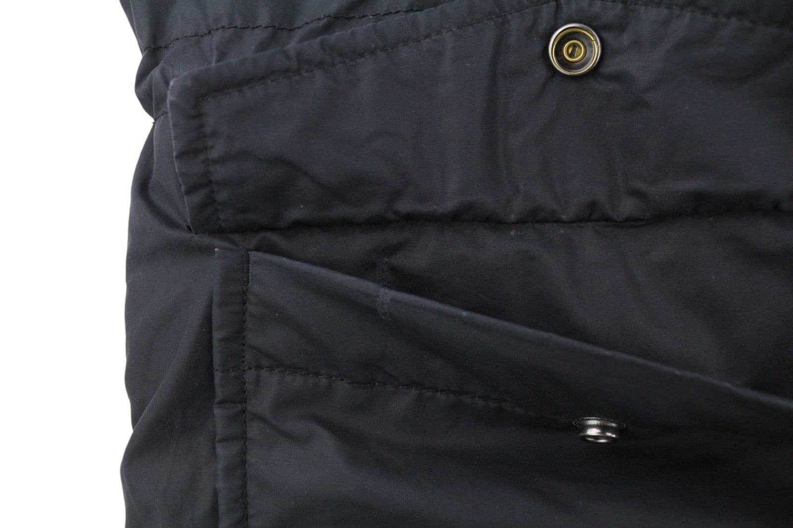 DIESEL Men Jacket M Black Full Zip Hooded Insulated Drawstring Waist Pockets