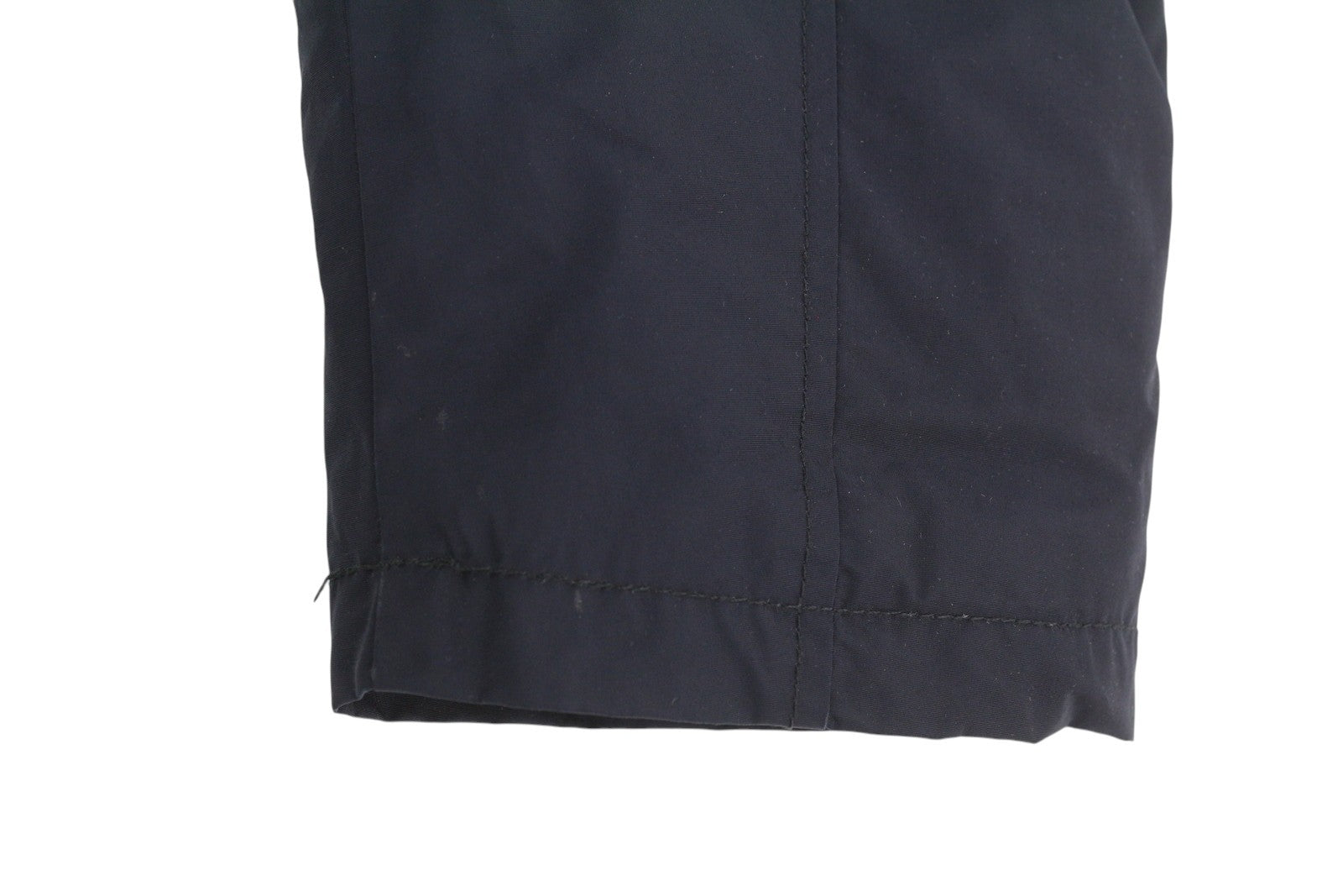 MISE AU GREEN Men Jacket L Black Full Zip High Neck Insulated Lined Mid-Length