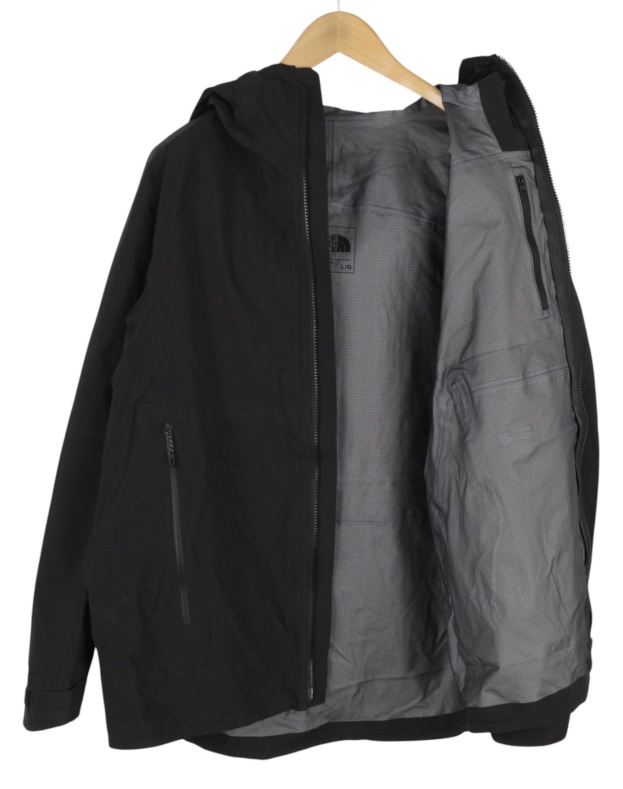THE NORTH FACE Men Jacket L Black Waterproof Windproof Gore-Tex Pro RRP€449