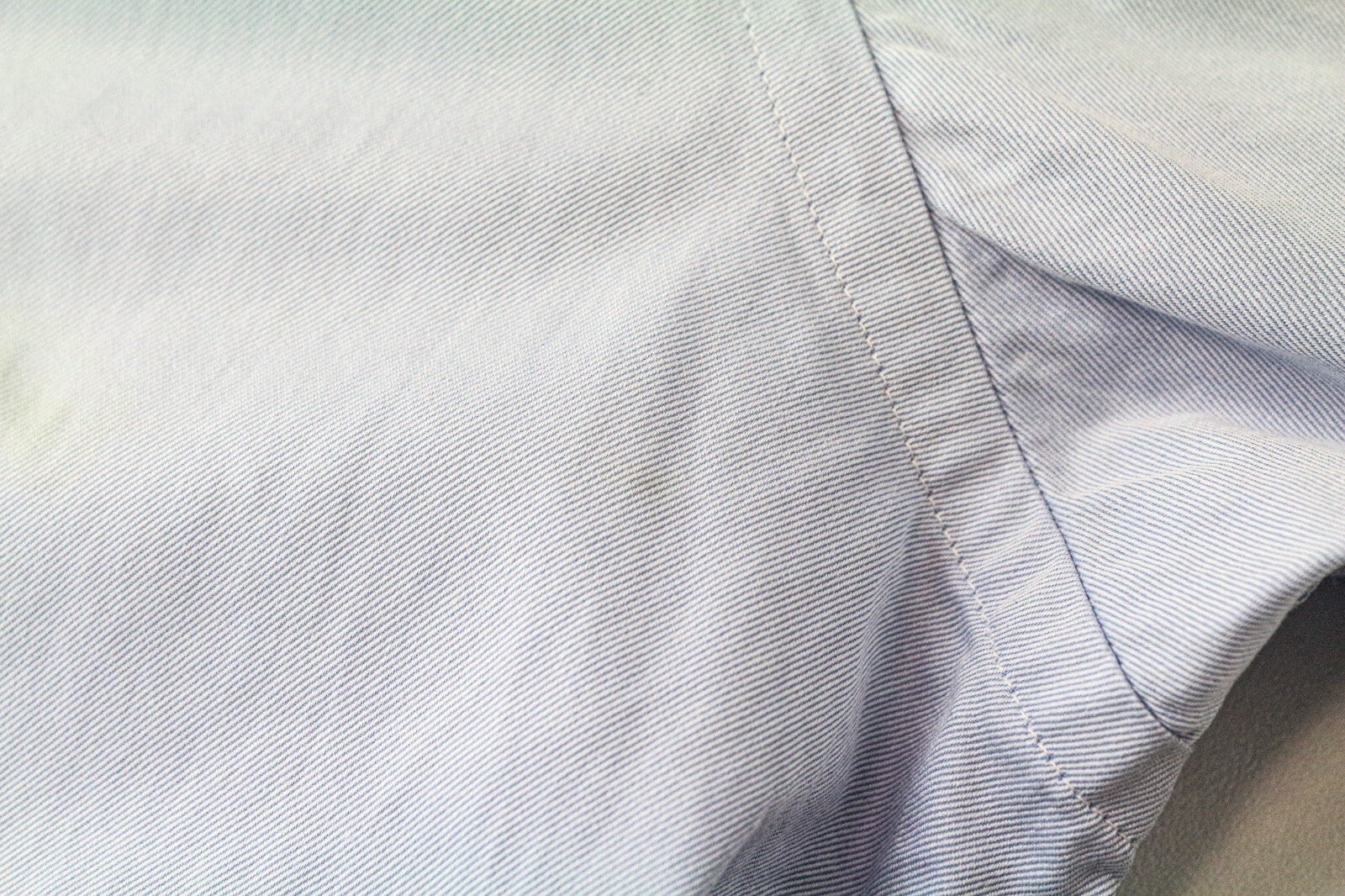 SUITSUPPLY Men Shirt 47 Light Blue Pure Cotton Long Sleeved Classic Twill