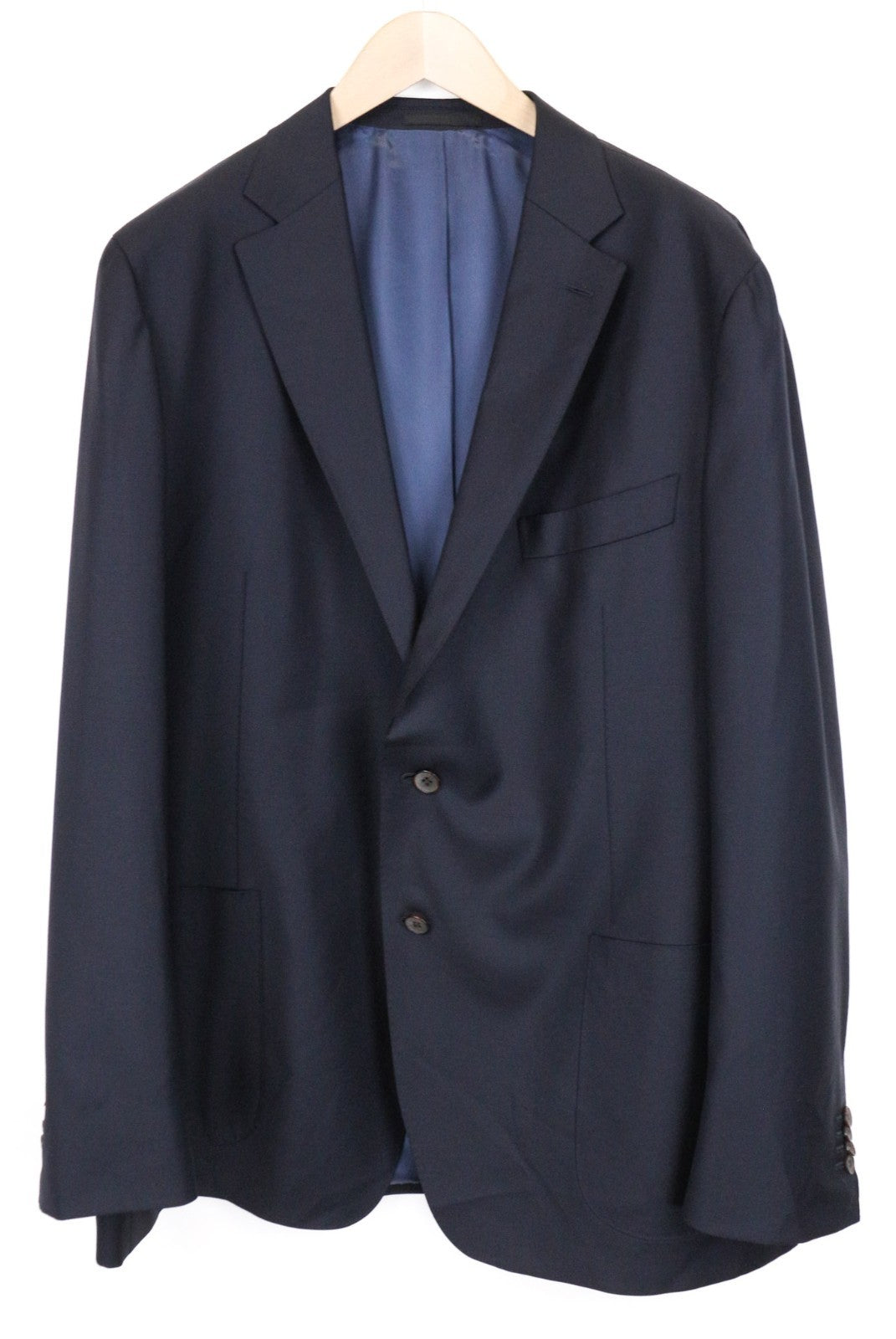 SUITSUPPLY Havana Blueline Men's Suit UK52R Navy Pure Wool Two Piece Classic