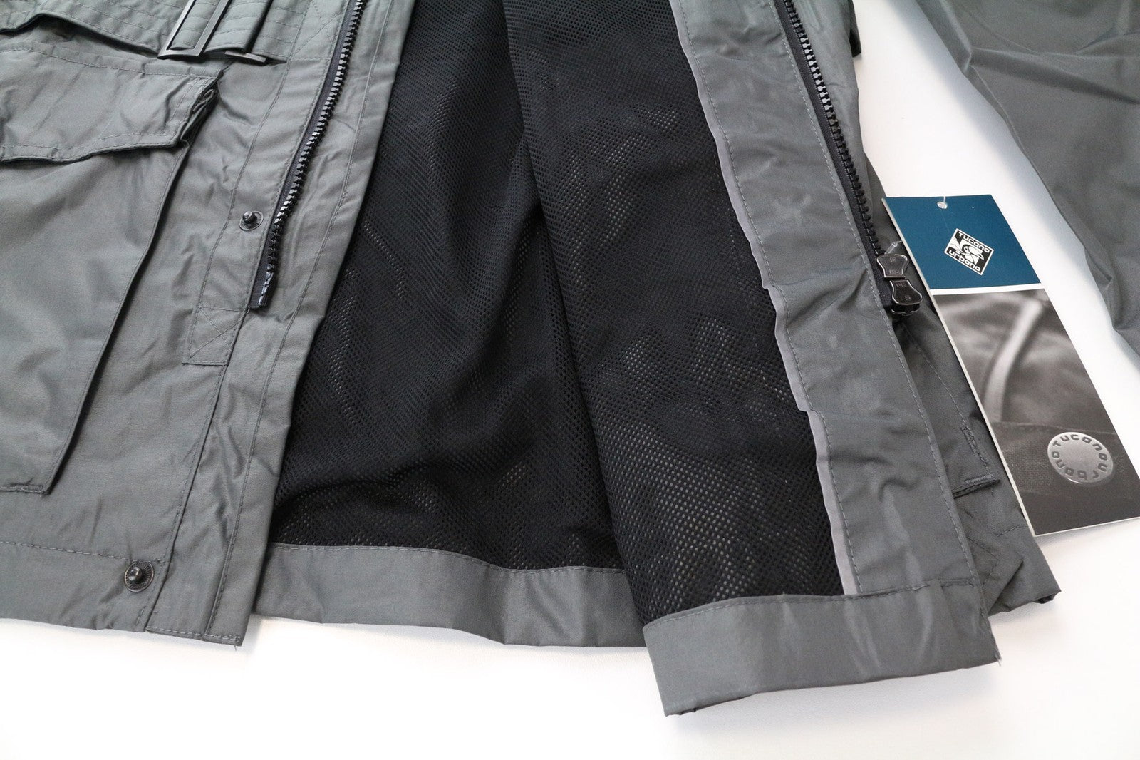 TUCANO URBANO New Tucanji Men's Jacket M Grey Waterproof Moto Windbreaker