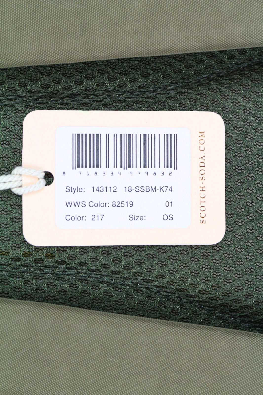 SCOTCH SHRUNK Boys' Bag OS Green Palm Print Backpack with Adjustable Straps