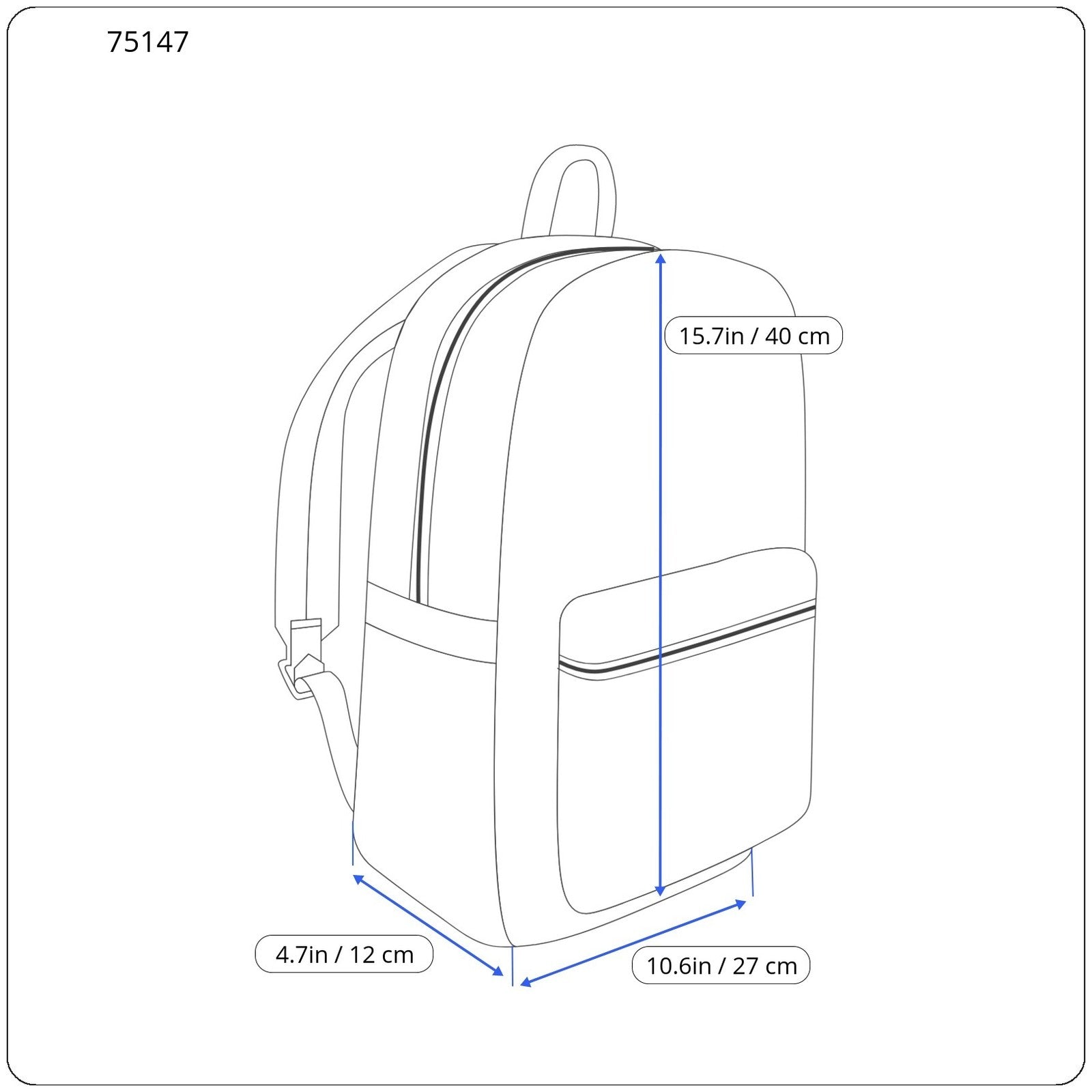 SCOTCH SHRUNK Boys' Bag OS Green Palm Print Backpack with Adjustable Straps
