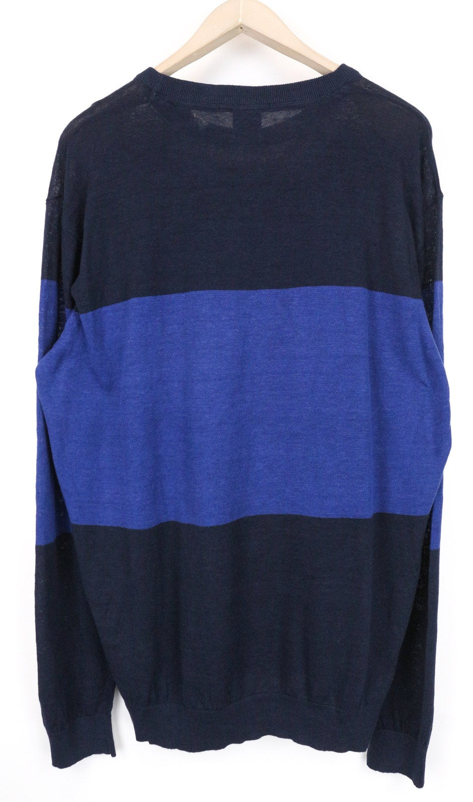 SCOTCH & SODA Ams Blauw Men's Sweatshirt 2XL Linen Cotton Blue Long Sleeve