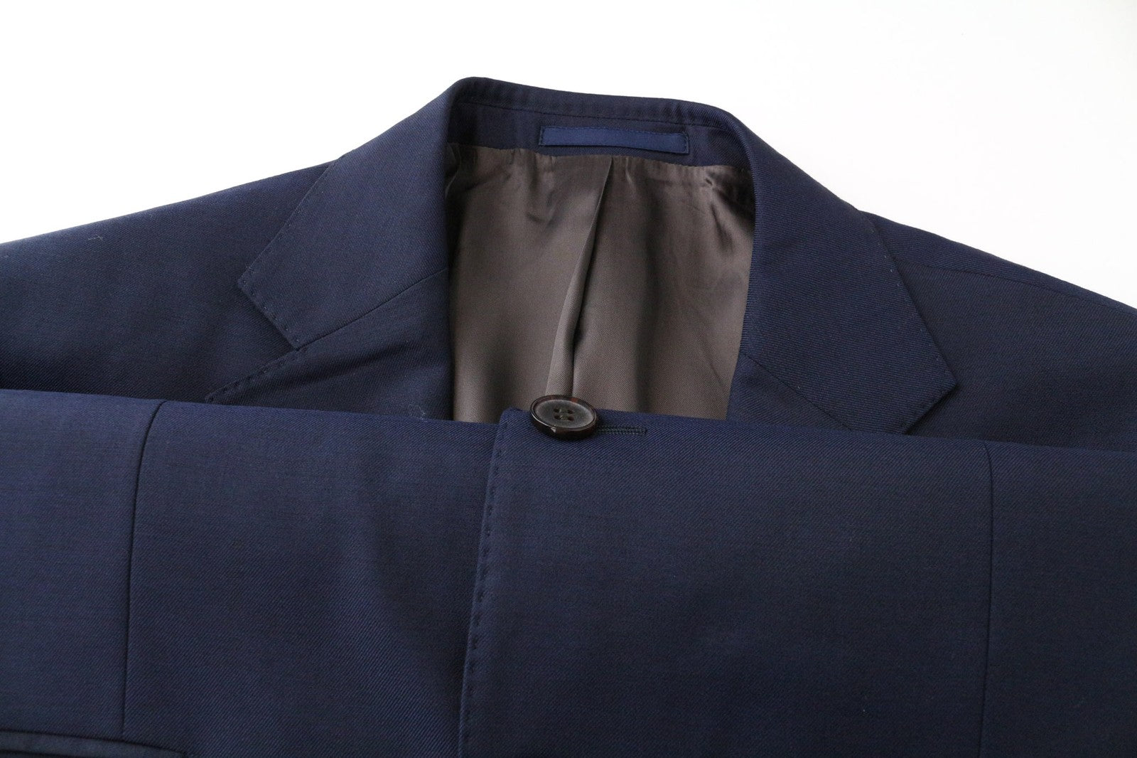 SUITSUPPLY Napoli Men's Blazer UK40S Super 110's Blue Pure Wool Single-Breast