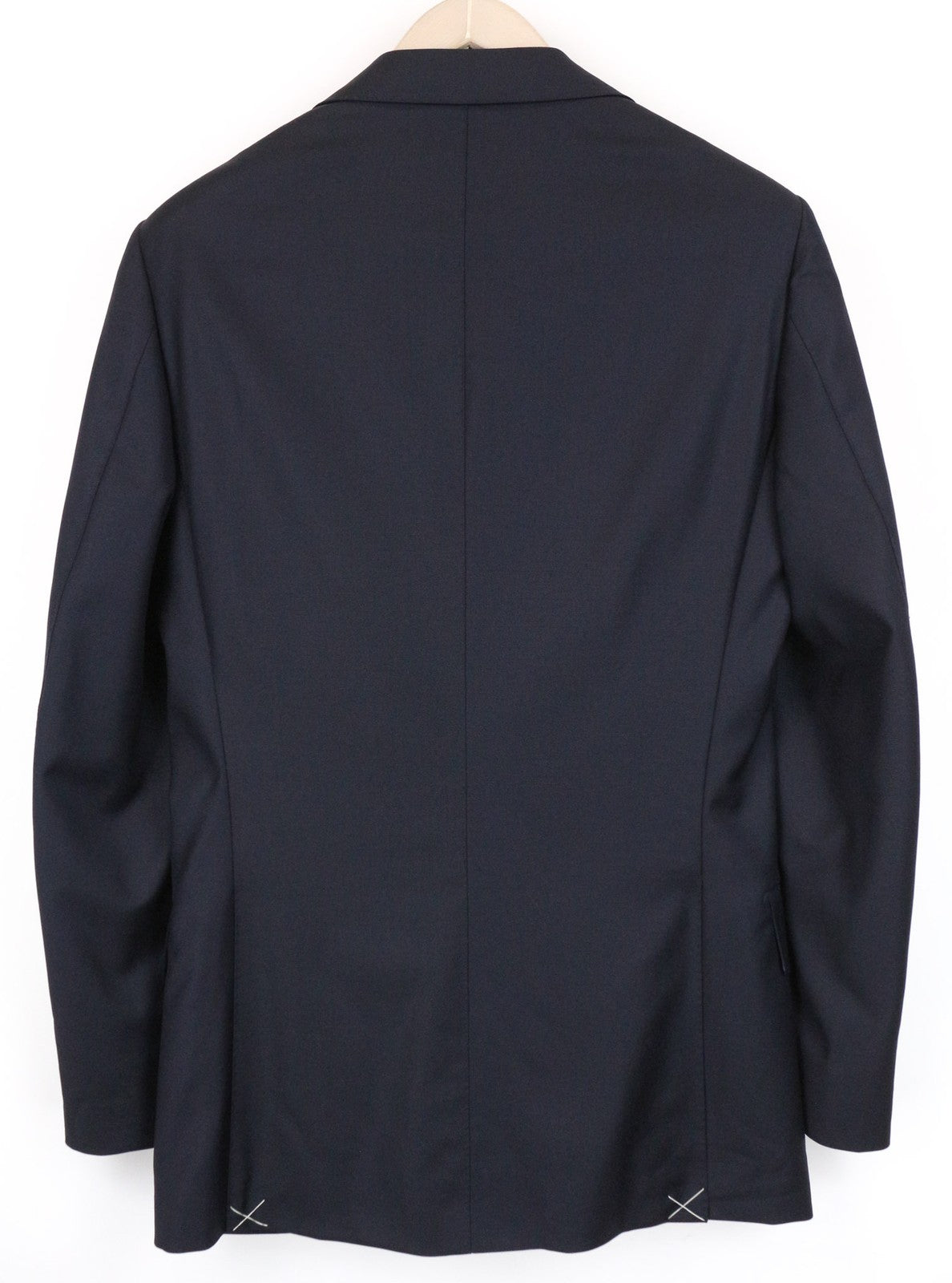 „SUITSUPPLY Lazio“ vyriškas švarkas, UK36L, tamsiai mėlynas, su vilnoniu pamušalu, klasikinis, vienaeilis 