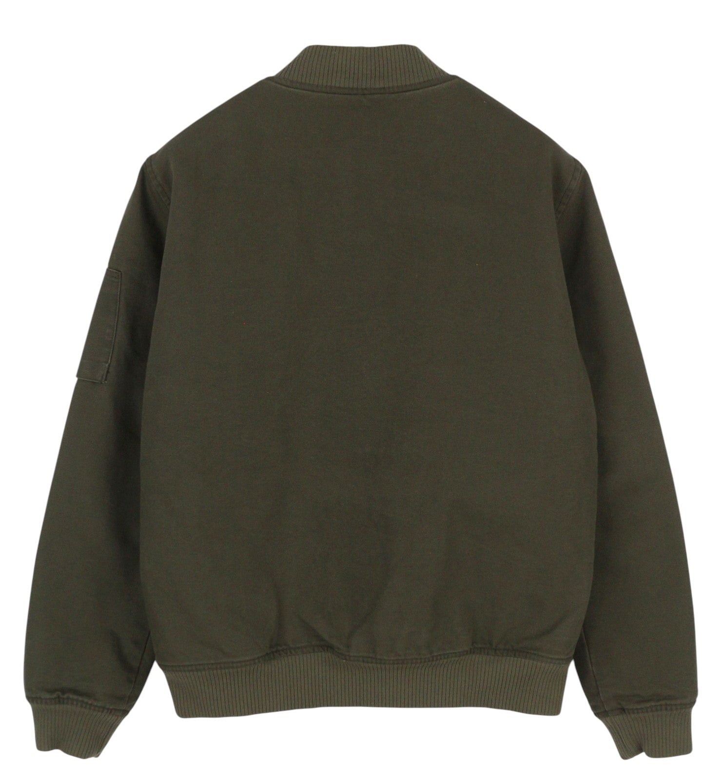 NUDIE JEANS Men Jacket M Grey Full Zip Patch Pockets Lined Lightweight Bomber