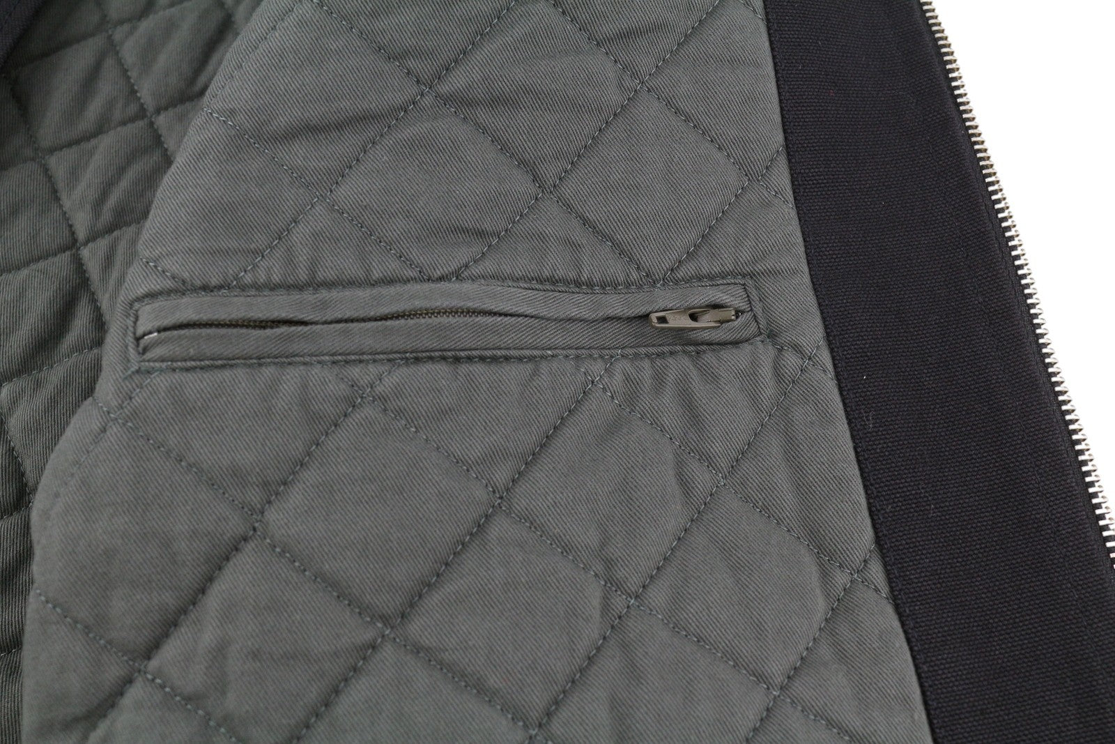 NUDIE JEANS Men Jacket M Black Full Zip Patch Pockets Lined Lightweight Bomber