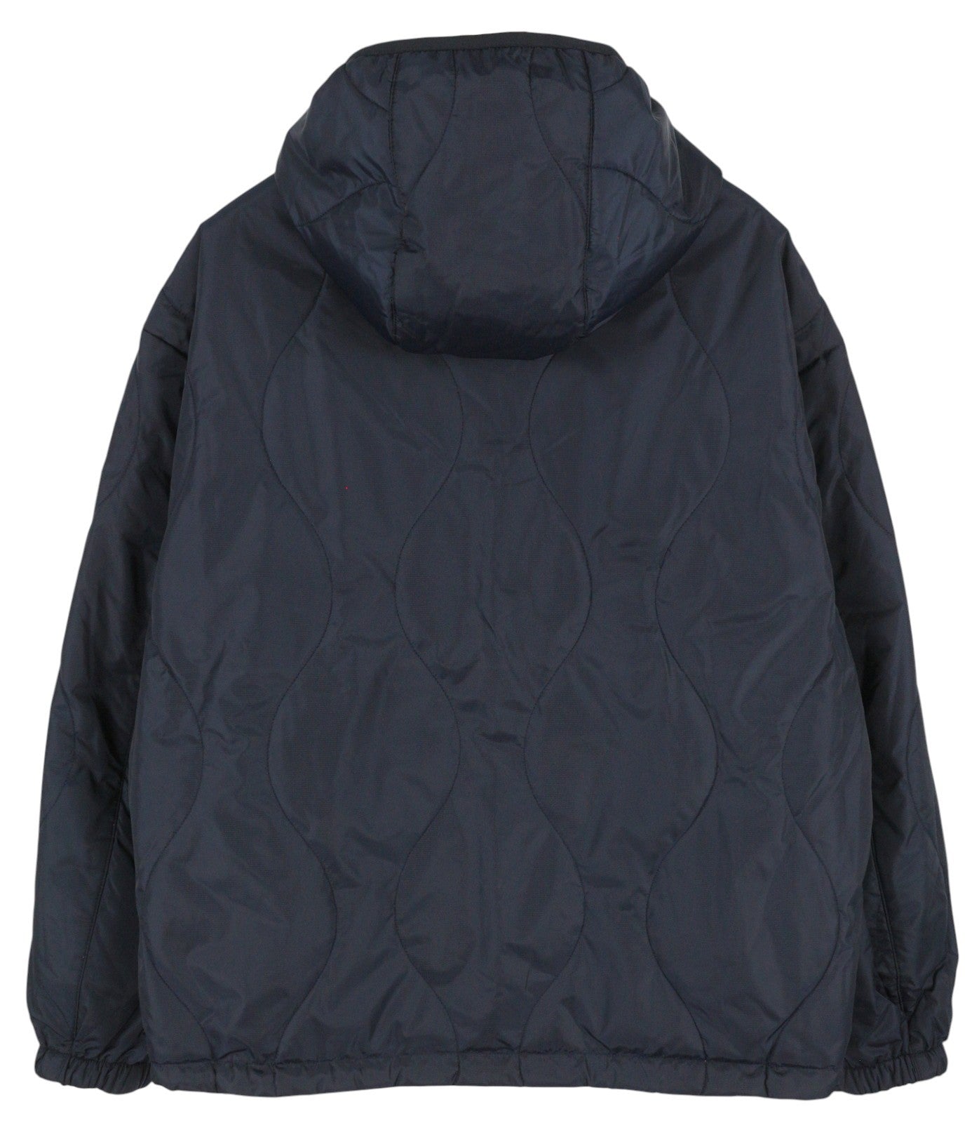 TOMMY HILFIGER Reversible Quilted Men Jacket L Blue Quilted Hooded Zip RRP€239