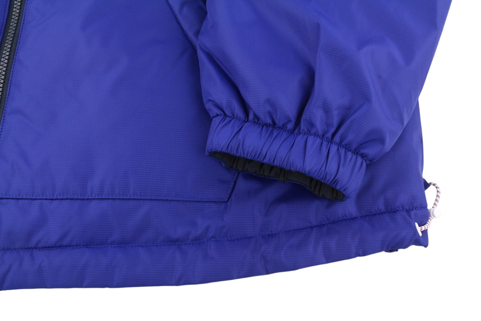 TOMMY HILFIGER Reversible Quilted Men Jacket L Blue Quilted Hooded Zip RRP€239