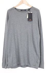 SCOTCH & SODA Ams Couture Men's Sweatshirt 2XL Grey Long Sleeve Cotton Cashmere