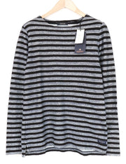 SCOTCH & SODA Ams Couture Men's Sweatshirt S Blue Striped Pure Cotton Pullover