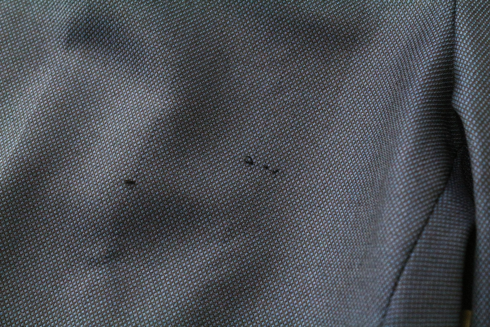 SUITSUPPLY Brescia Men's Pants UK36S Blue Wool Pleated Slim Fit Side Adjusted