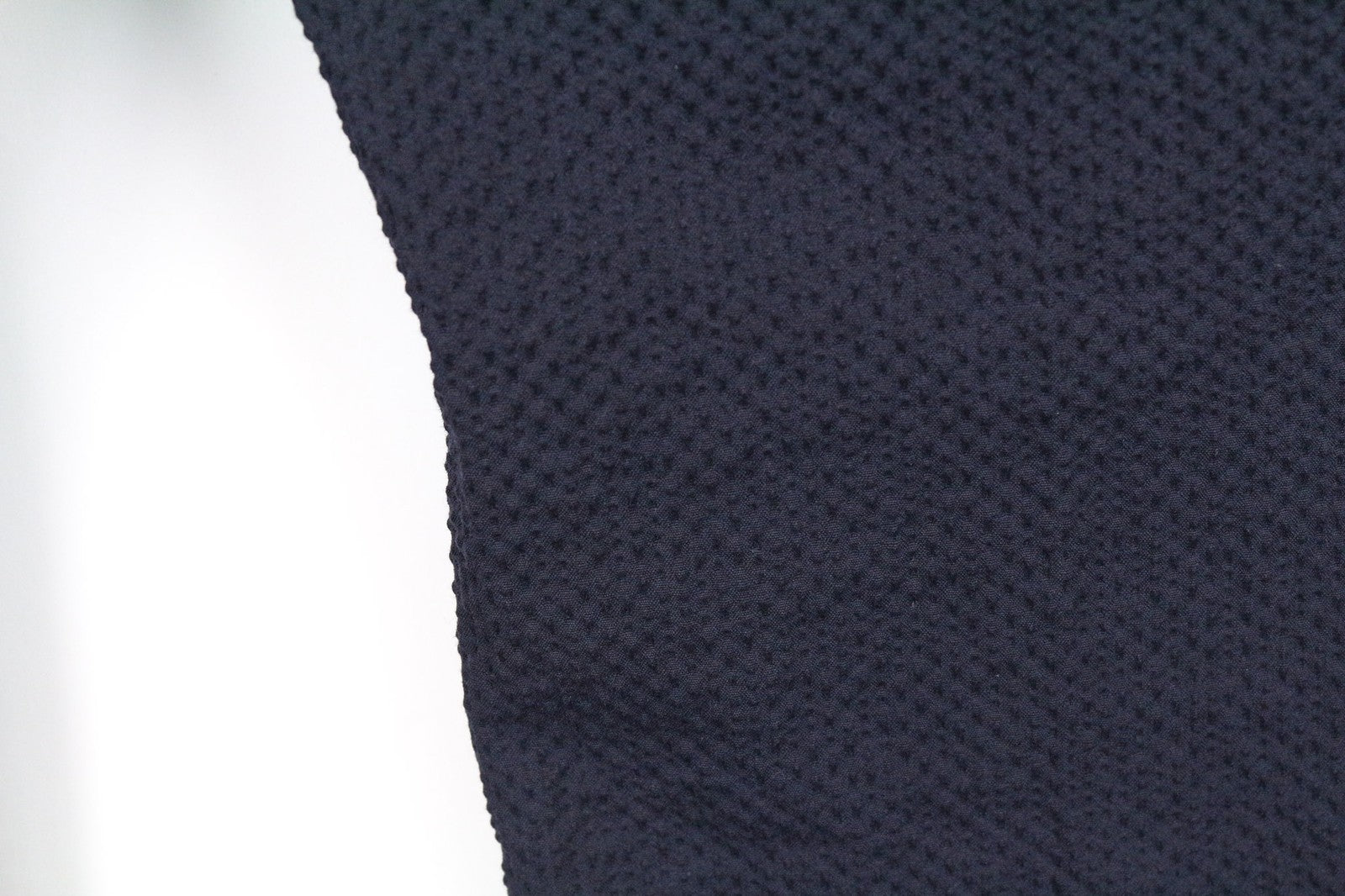 SUITSUPPLY Soho Men's Pants UK42R Navy Blue Stretch Cotton Pleated Dress Trouser