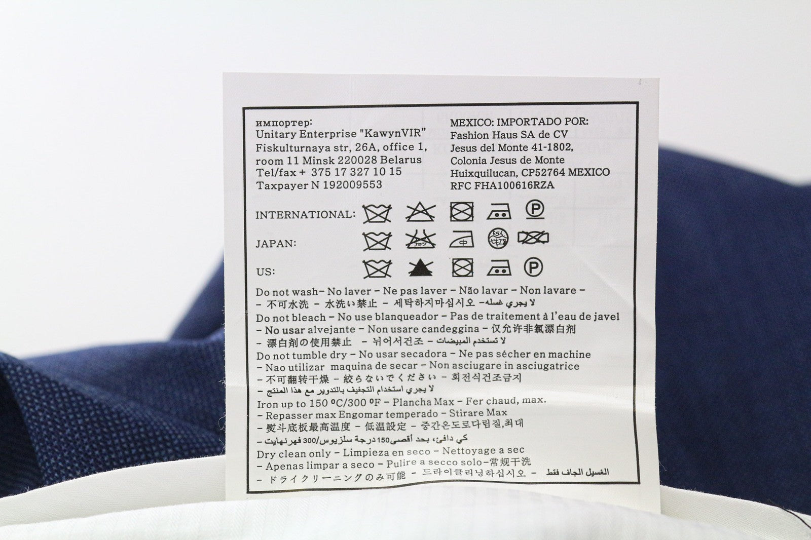 SUITSUPPLY Brescia Men's Trousers UK42 Blue Pleated Wool Blend Classic Formal