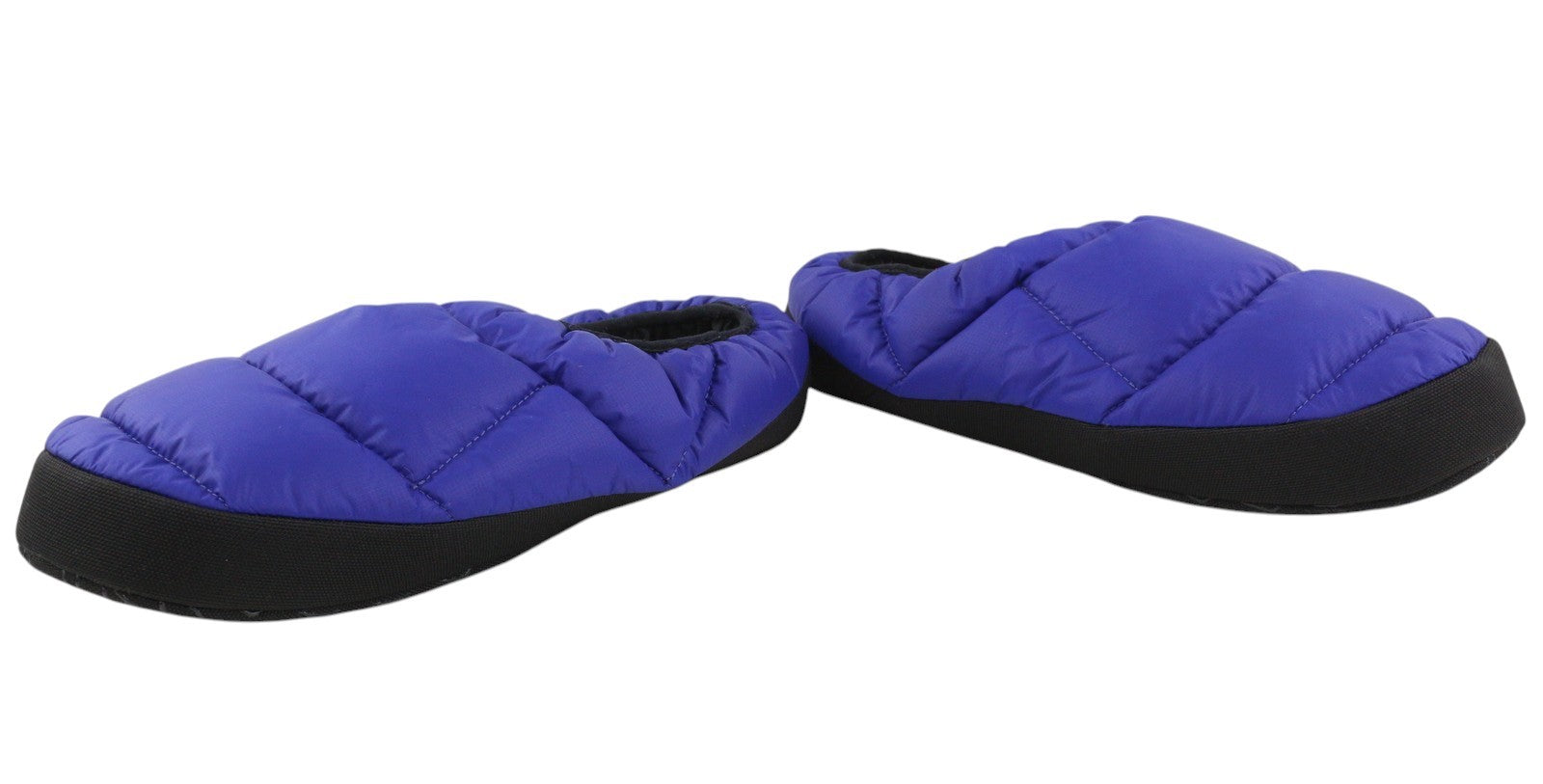 THE NORTH FACE NSE Tent Mule Men Flats EU47/48 Blue Black Quilted Slipers Logo