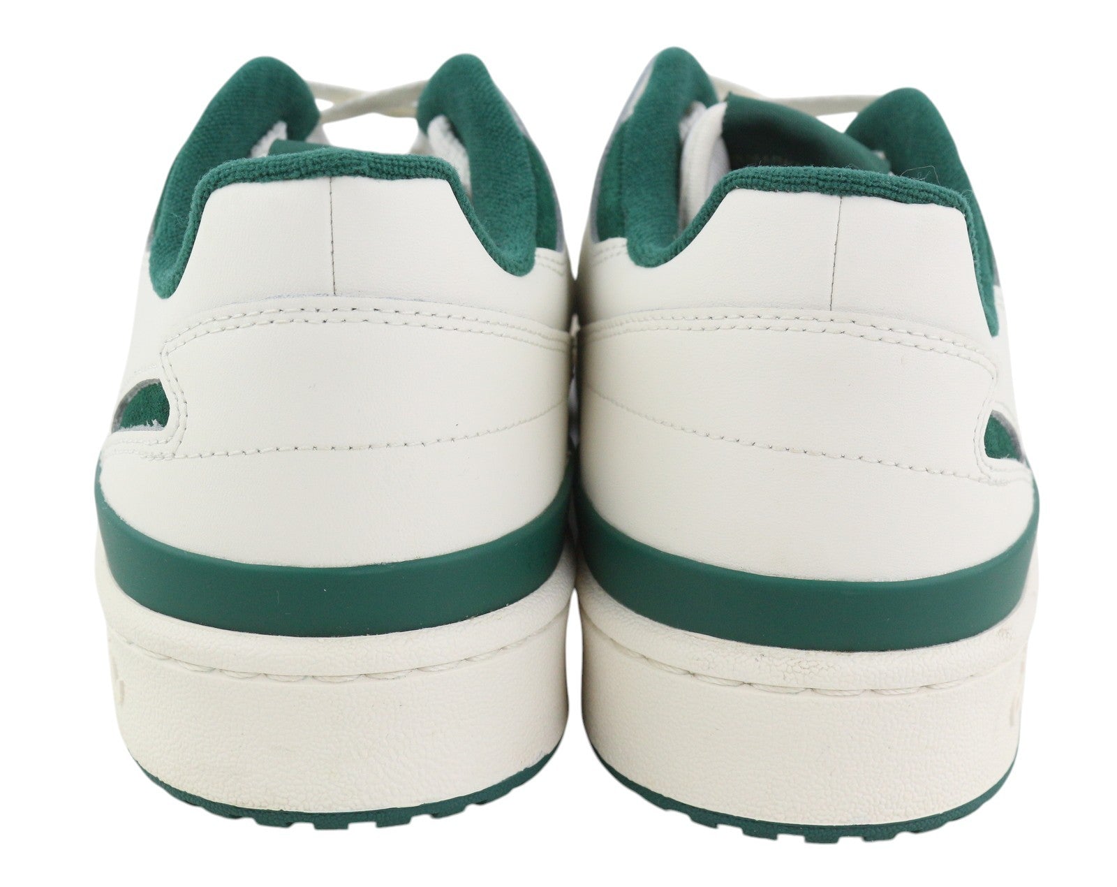 ADIDAS Forum Men Sneakers EU45.5 White Leather Low Top Laced Trainers RRP€120