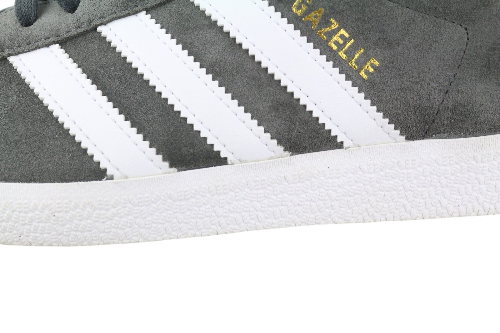 ADIDAS Gazelle Men Sneakers EU43.5 Grey Suede Leather Low Top Lace Up Trainers