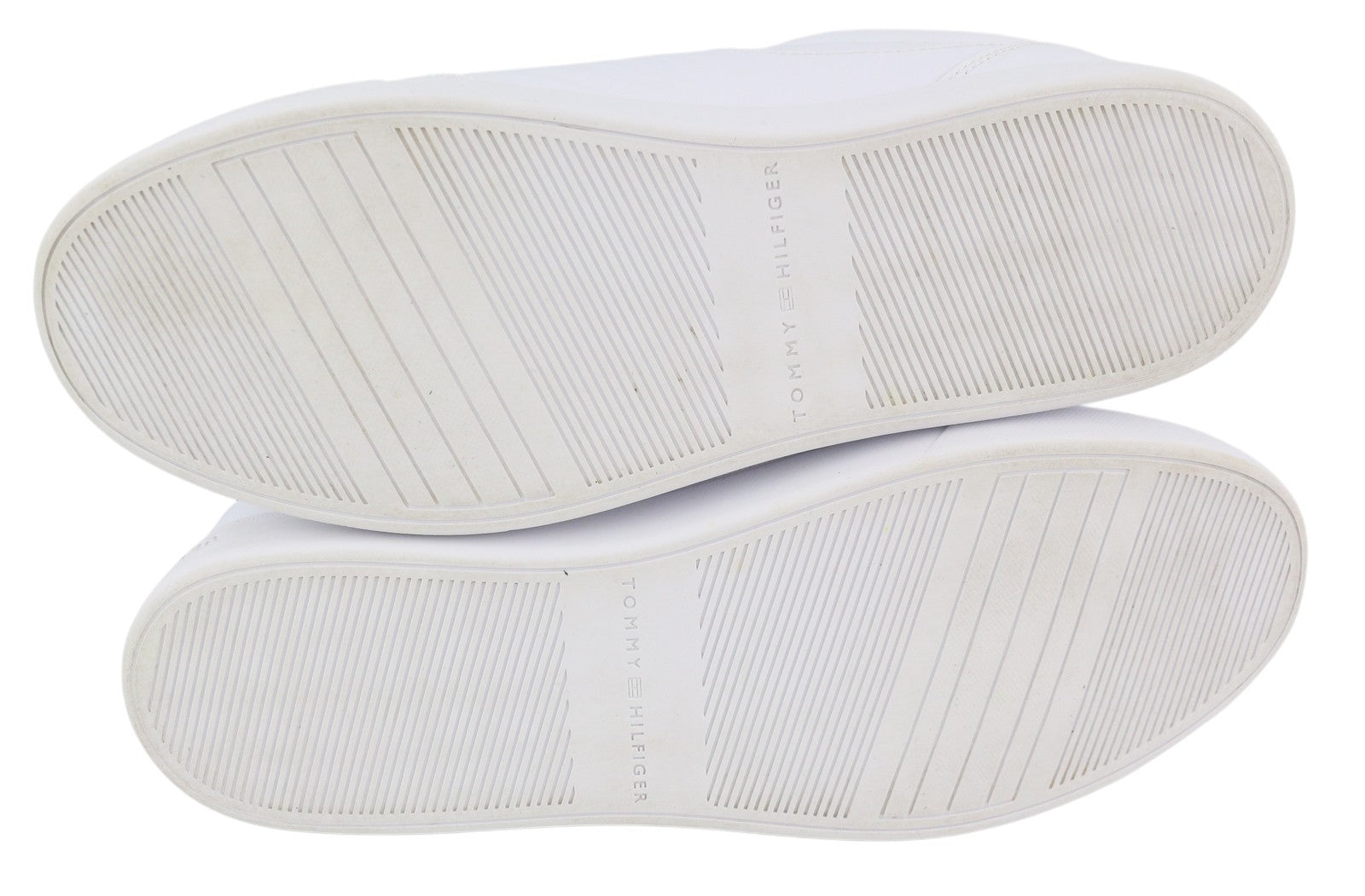 TOMMY HILFIGER Essential Court Men Sneakers EU42 White Leather Low Top RRP€119