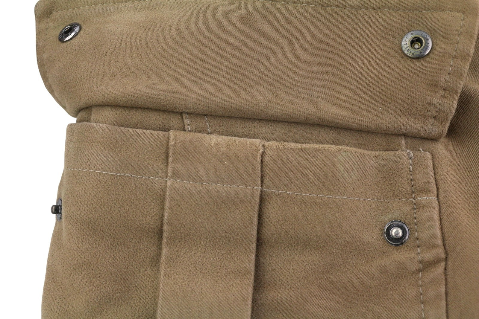 MONCLER Men Jacket XL Vintage Brown Full Zip Buttoned Down Filled High Neck