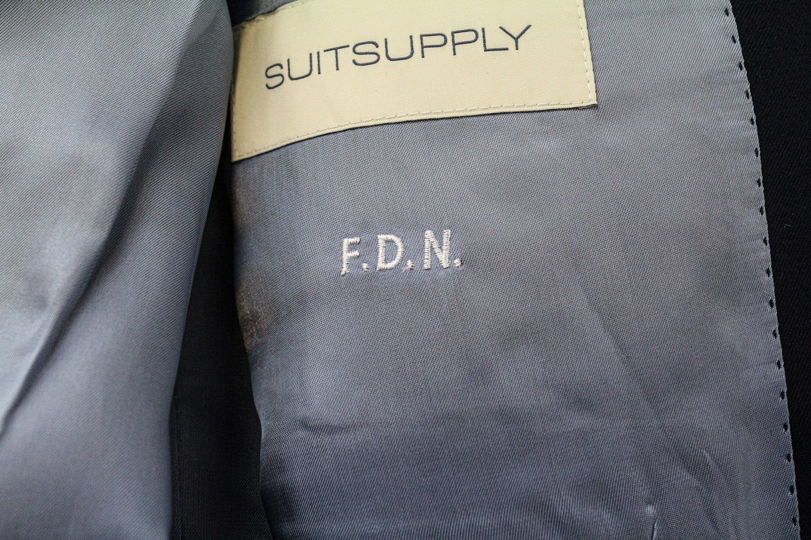 SUITSUPPLY La Spalla Men's Blazer UK44S Navy Slim Classic Wool Formal Lined