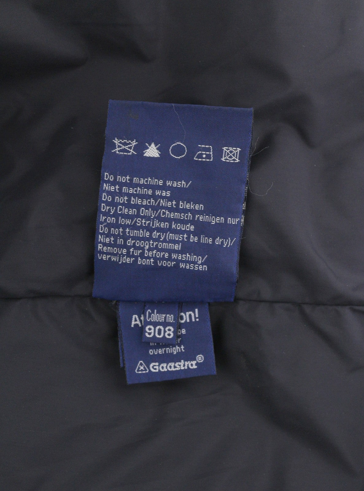 GAASTRA Women Coat M Melange Gery Toggles Wool Blend High Neck Logo Mid-Length