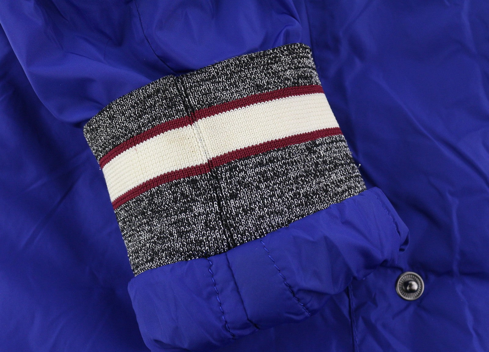 MAISON SCOTCH Women Jacket XS Blue Snap Buttons Hooded Long Sleeve Lightweight