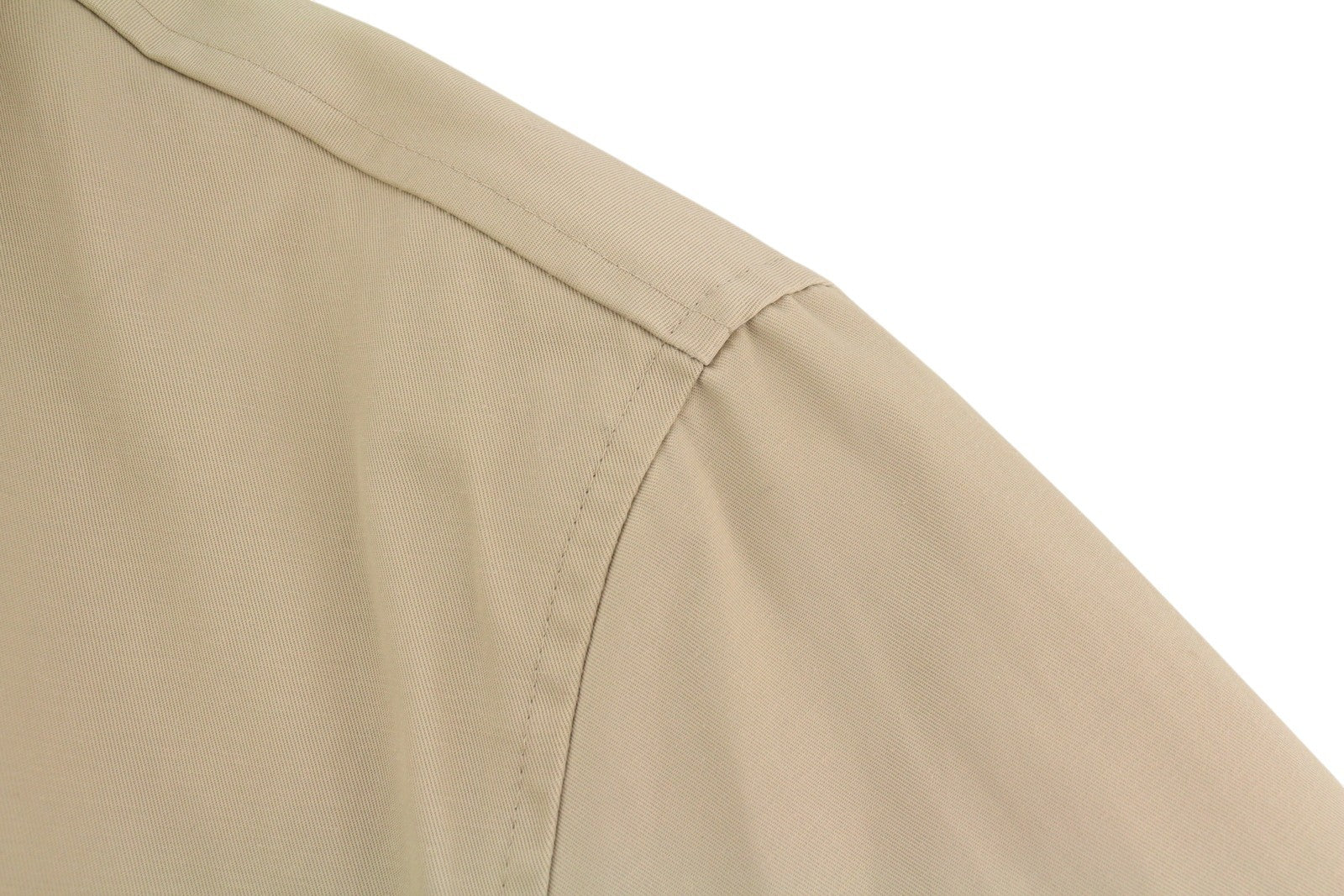 YVES SAINT LAURENT Men Jacket Coat 48 Beige Full Zip Spread Collar Vintage Lined