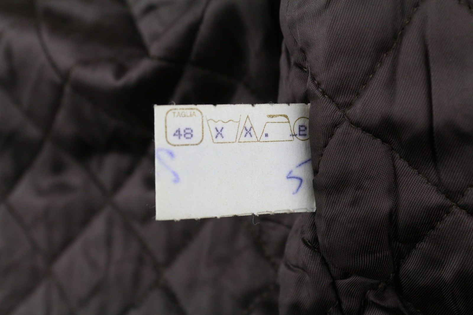 YVES SAINT LAURENT Men Jacket Coat 48 Beige Full Zip Spread Collar Vintage Lined